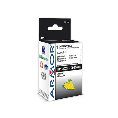 Cartouche éq. HP 920XL - Haute capacité - Jaune - OWA