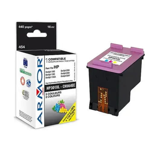 Cartouche &eacute;q. HP 301XL 3C - Haute capacit&eacute; - 3 Couleurs - OWA 