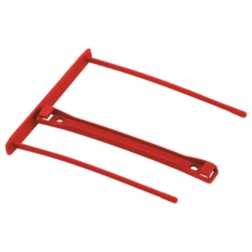 100 Clips pour archives - 85 mm - Rouge - 100 pk - FELLOWES 