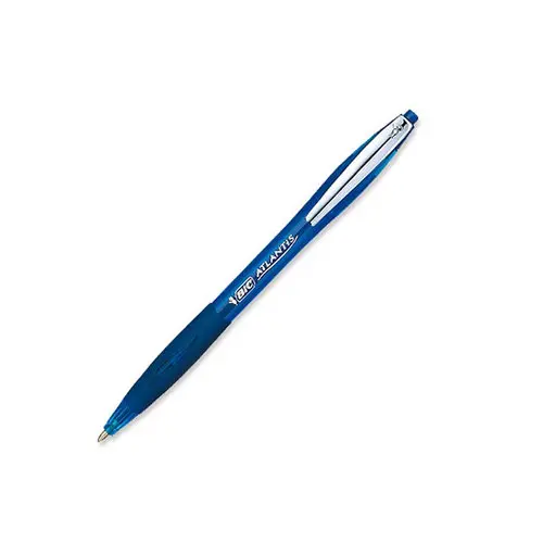 Stylo bille rechargeable Atlantis Soft - Bleu - BIC