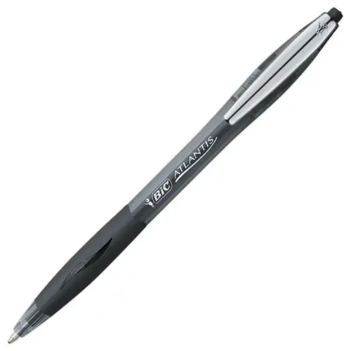 Stylo bille rechargeable Atlantis Soft - Noir - BIC 
