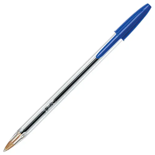 100 Stylos billes Cristal - Bleu - BIC
