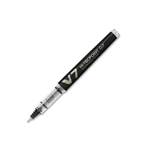 Stylo roller rechargeable V7 - Ecriture moyenne - Noir - PILOT 