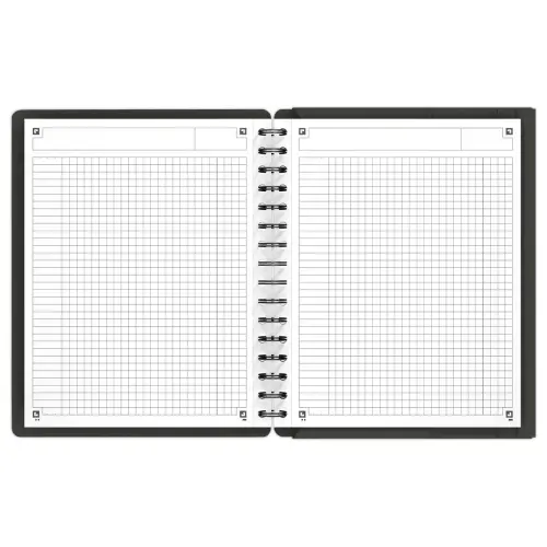 Cahier A5+ Meetingbook OXFORD International - 5 x 5 - 80g 