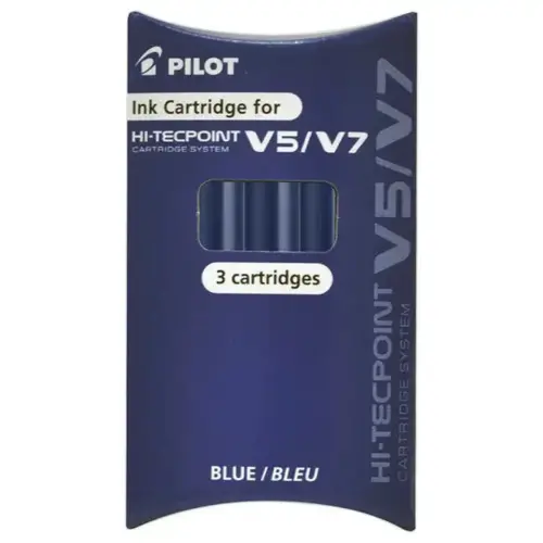 3 Recharges pour Roller Aiguille PILOT V5/V7 rechargeable