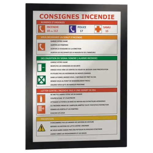 2 Pochettes d'affichage repositionnables Duraframe - A4 - Noir - DURABLE