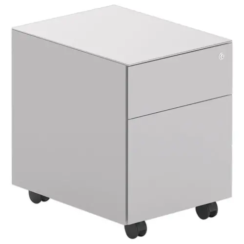 Caisson métallique mobile gris