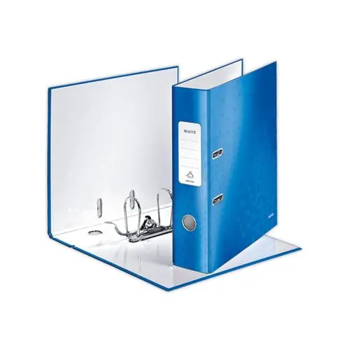 Classeur &agrave; levier WOW 180&deg; - Bleu - LEITZ 