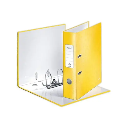 Classeur à levier WOW 180° - Jaune - LEITZ