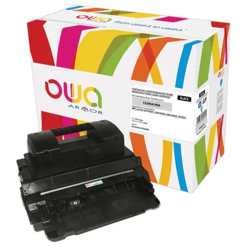 Toner éq. HP CE390A - Noir - OWA