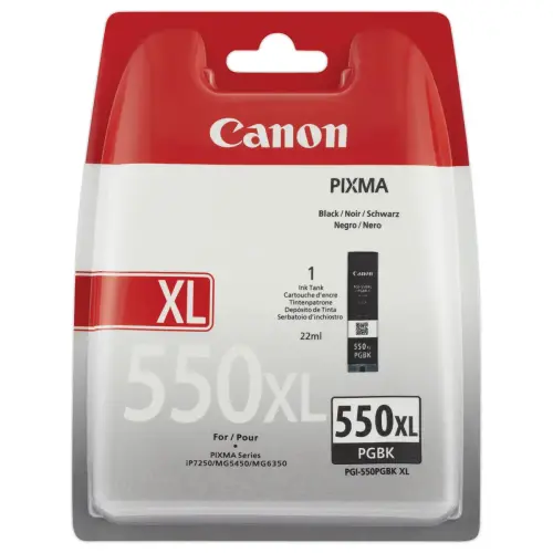 Cartouche jet d'encre CANON noire PGI-550XL haute capacit&eacute; 