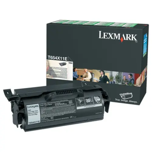 Toner T654X11E - Noir - Lexmark 