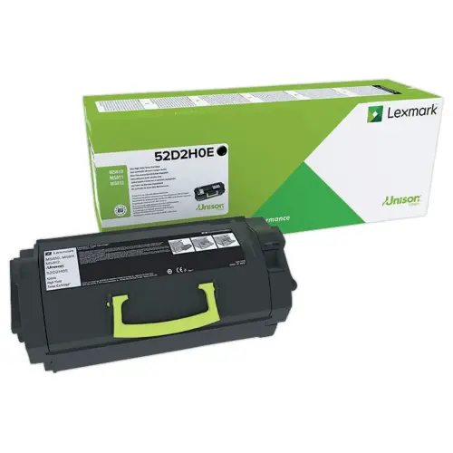 Toner 52D2H0E - Noir - Lexmark 