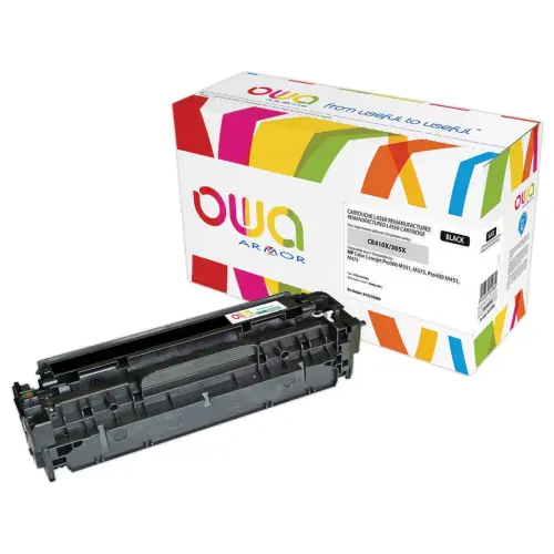 Toner éq. HP CE410X - Haute capacité - Noir - OWA