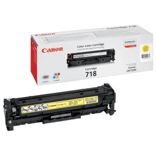 Toner CANON 718 jaune 