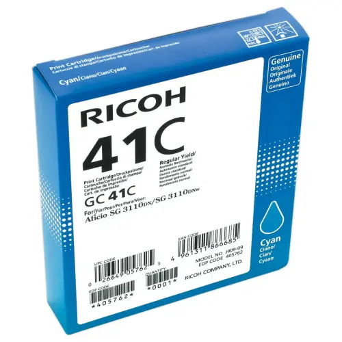 Cartouche RICOH GC-41C cyan 