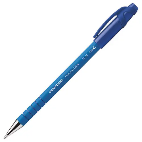 Stylo bille Flexgrip CAP - écriture moyenne - Bleu - PAPERMATE
