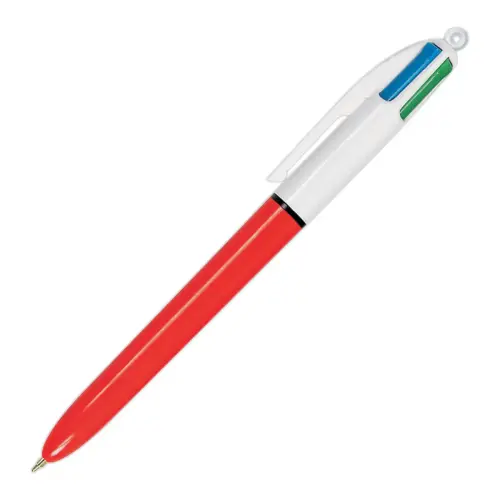 Stylo bille 4 couleurs - Écriture fine - BIC