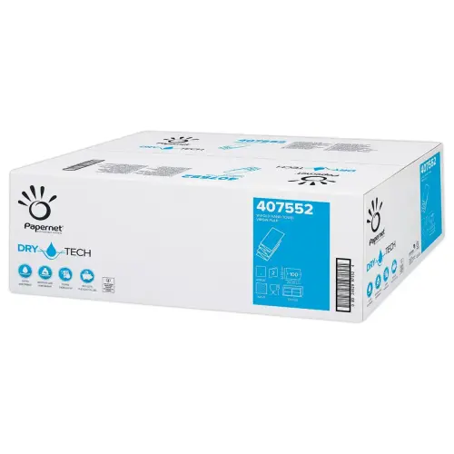 20 Essuie-mains feuilles pliées Dry-Tech doux - Papernet