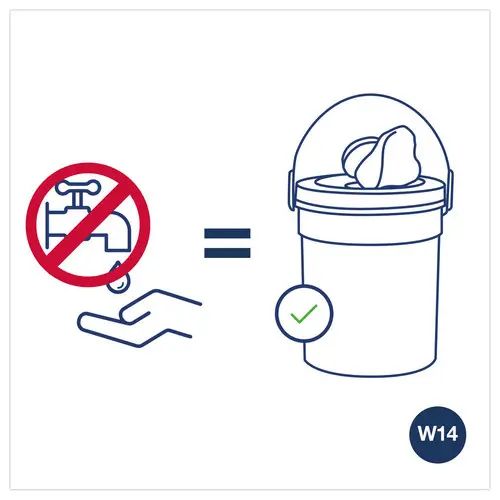 Lingettes imprégnées pour les mains - TORK