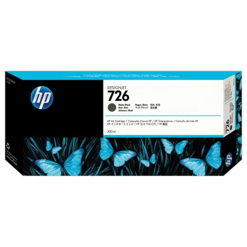 HP 726 cartouche d'encre noire mat CH575A 