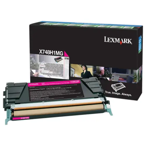Toner LEXMARK magenta X748H1MG 