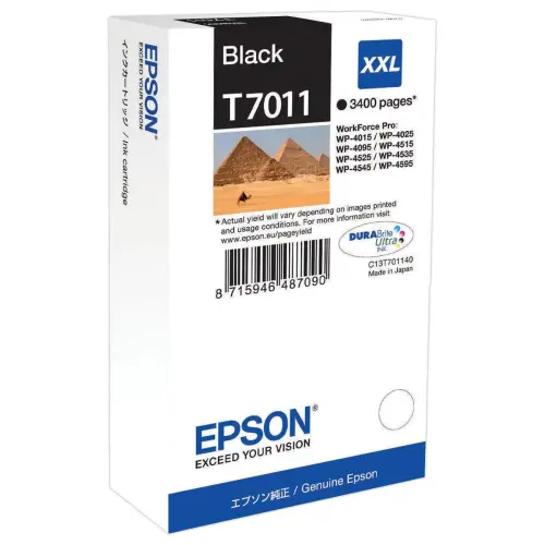 Cartouche T70114 - Noir - Epson