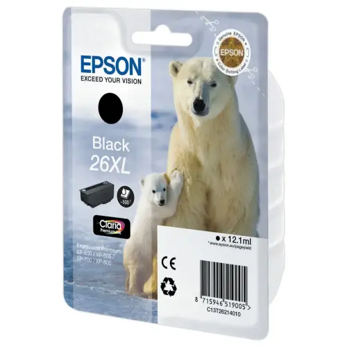 Cartouche T2621 - Noir - Epson 
