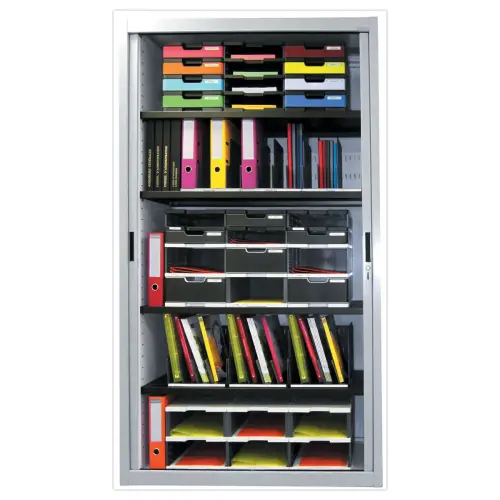 Tiroir pour cases Modulodoc - Hauteur normale 5,4 cm - porte &eacute;tiquette int&eacute;gr&eacute; - EXACOMPTA 