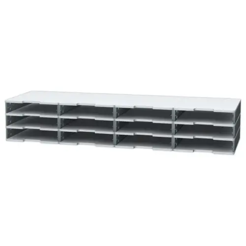Tiroir pour cases Modulodoc - Hauteur normale 5,4 cm - porte &eacute;tiquette int&eacute;gr&eacute; - EXACOMPTA 