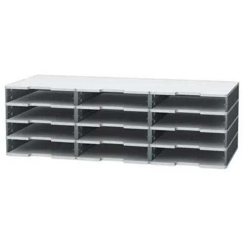 Tiroir pour cases Modulodoc - Hauteur normale 5,4 cm - porte &eacute;tiquette int&eacute;gr&eacute; - EXACOMPTA 