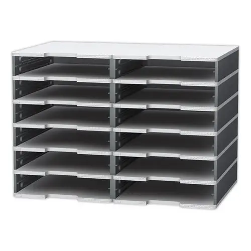 Tiroir pour cases Modulodoc - Hauteur normale 5,4 cm - porte &eacute;tiquette int&eacute;gr&eacute; - EXACOMPTA 