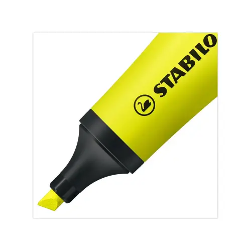 Surligneur NEON - Pointe biseautée - Jaune - STABILO