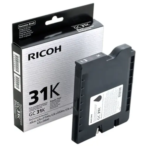 Cartouche Laser RICOH GC31BK noire 
