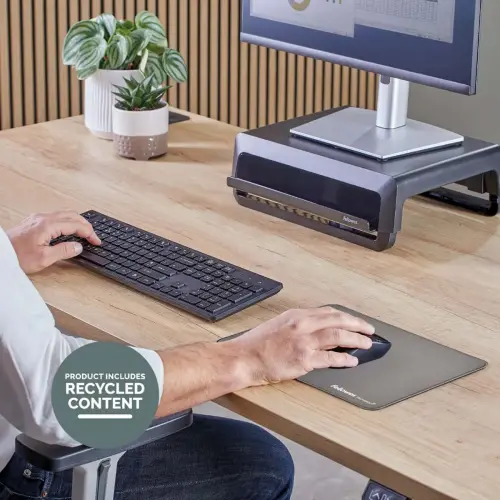 Tapis de souris Breyta XL - Gris - FELLOWES 