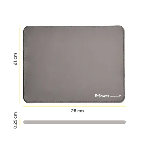 Tapis de souris Breyta XL - Gris - FELLOWES 