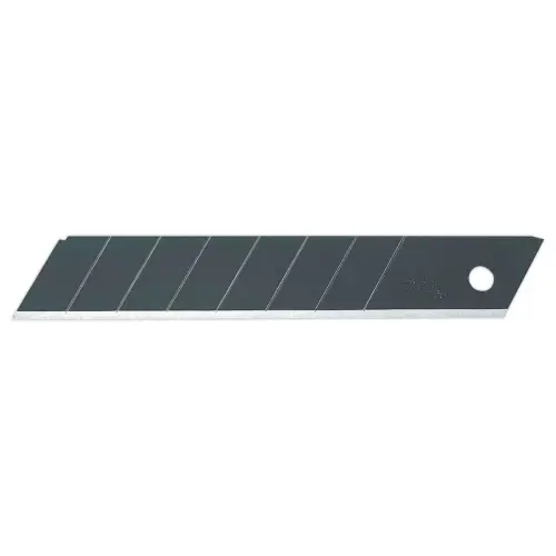 Etui de 10 lames sécables pour cutter - 18 mm - noir - OLFA