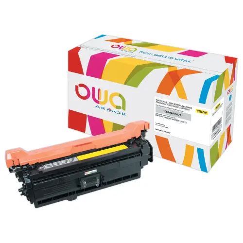 Toner éq. HP CE402A - Jaune - OWA
