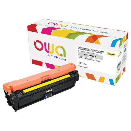 Toner éq. HP CE272A - Jaune - OWA