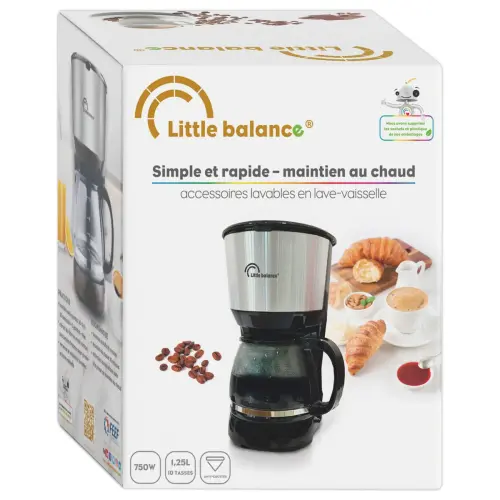 Cafetière filtre - 10 tasses - LITTLE BALANCE