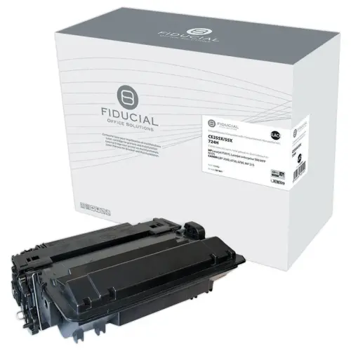 Toner remanufacturé éq. HP CE255X, CANON 724H - Haute capacité - Noir