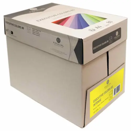Ramette de papier couleur intense A4 Executive Colors 80g - Jaune - FIDUCIAL