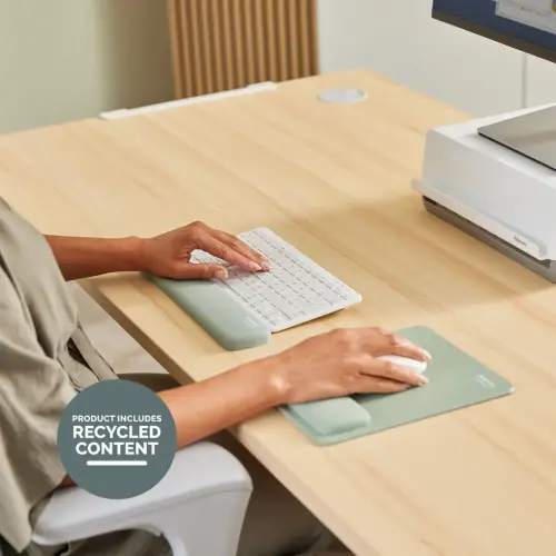Repose-poignets clavier Breyta - Vert Sauge - FELLOWES 