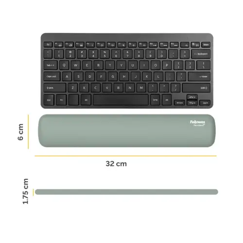 Repose-poignets clavier Breyta - Vert Sauge - FELLOWES 