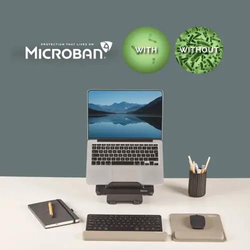 Repose-poignets clavier compact Breyta - Sable - FELLOWES