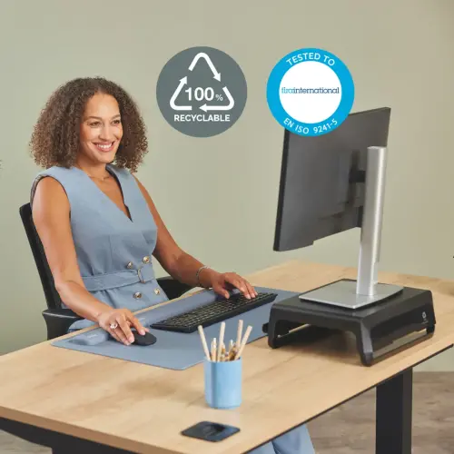 Repose-poignets Breyta - Bleu gris - FELLOWES 
