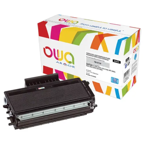 Toner éq. BROTHER TN-3170 - Maxi capacité - Noir - OWA