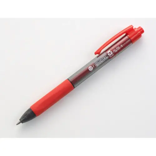 Stylo gel rétractable - Rouge