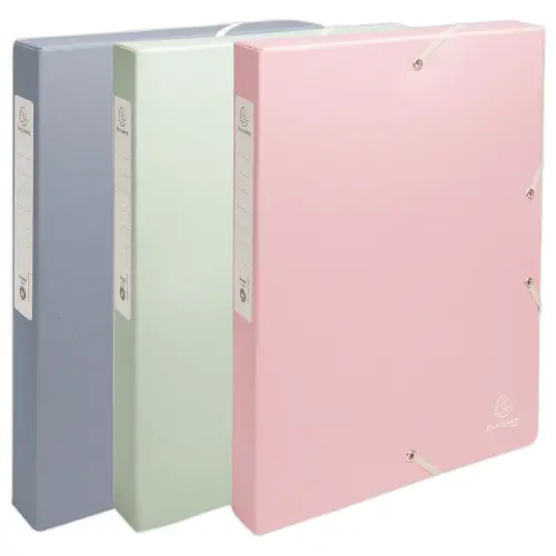 Boîte de classement Autentik - Dos 40 mm - Coloris aléatoire - EXACOMPTA