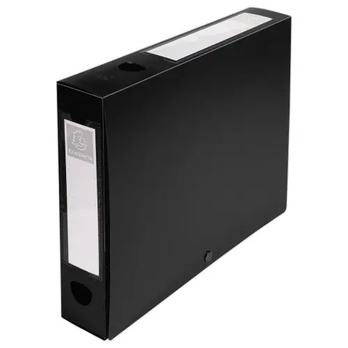 Boite de classement à pression - Dos 60mm - A4 - Noir - EXACOMPTA